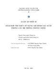 Tóm tắt Luận án Tiến sĩ: Tích hợp tri thức sử dụng mô hình xác suất trong các hệ thống thông minh