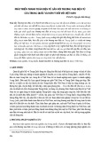 Phát triển thanh toán điện tử Trung Quốc gắn với thương mại điện tử: Hàm ý cho Việt Nam