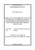 Tóm tắt Luận văn Thạc sĩ Kỹ thuật xây dựng công trình giao thông: Nghiên cứu xây dựng định mức và đề xuất giải pháp nâng cao hiệu quả công tác bảo trì đường bộ cho hệ thống đường tỉnh, đường huyện thuộc địa bàn tỉnh Trà Vinh