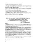 Phân tích thực trạng và nhu cầu nguồn nhân lực bác sỹ đang làm việc trong hệ thống Y tế dự phòng tại các tỉnh miền Trung và Tây Nguyên Việt Nam