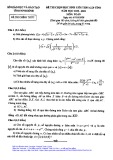 Đề thi học sinh giỏi Toán lớp 12 tỉnh Ninh Bình 2020-2021 (có đáp án)