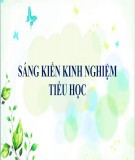 Sáng kiến kinh nghiệm Tiểu học: Kinh nghiệm tìm hiểu hứng thú học Tiếng Việt của học sinh lớp 4 trường Tiểu học Văn Thủy