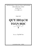 Giáo trình Quy hoạch toán học Ngô Hữu Tâm: Chuẩn nhất