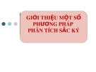 Phương pháp phân tích sắc ký: Bài giảng Phương pháp phân tích hiện đại - Chương 20