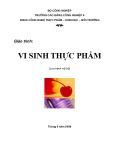 Giáo trình Vi sinh thực phẩm: Trường Cao đẳng Công Nghiệp 4 (chính thức)