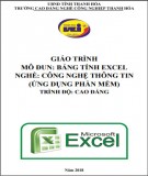 Giáo trình Bảng tính Excel Công nghệ thông tin: Phần 2 - Trường CĐ nghề công nghiệp Thanh Hóa