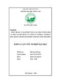 Khóa luận tốt nghiệp: Thực trạng và giải pháp nâng cao chất lượng dịch vụ tiệc tại nhà hàng của Công ty CP tập đoàn Sông Hồng Thủ Đô thành phố Vĩnh Yên tỉnh Vĩnh Phúc