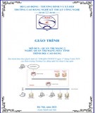 Giáo trình Quản trị mạng 2 (Cao đẳng): Phần 1 - Trường CĐ Nghề Kỹ thuật Công nghệ (Nghề: Quản trị mạng máy tính)