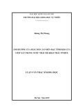 Luận văn Thạc sĩ Khoa học: Ảnh hưởng của silic hòa tan đến đặc tính keo của oxit sắt trong nước thải mỏ khai thác pyrite
