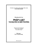 Bài giảng Pháp luật tài nguyên và môi trường Quản lý đất đai Đại học CĐ Cộng đồng Vĩnh Long