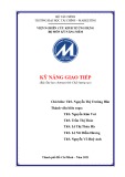 Bài giảng Kỹ năng giao tiếp ThS. Nguyễn Thị Trường Hân (Bậc đại học chương trình Chất lượng cao)