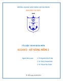 Tài liệu tham khảo Kỹ năng mềm 2 - TS. Nguyễn Duy Trinh (Mới nhất)