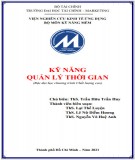 Bài giảng Kỹ năng quản lý thời gian: Phần 2 - ThS. Trần Hữu Trần Huy (Bậc đại học chương trình Chất lượng cao)