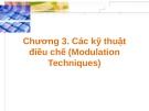 Bài giảng Mạng không dây - Chương 3: Các kỹ thuật điều chế