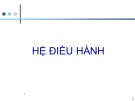 Bài giảng Hệ điều hành: Chương 1 - Nguyễn Ngọc Duy