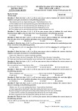 Đề thi học kì 1 Tiếng Anh lớp 12 năm 2021-2022 có đáp án - Trường THPT Lương Ngọc Quyến