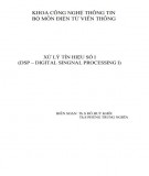 Giáo trình Xử lý tín hiệu số I Phần 2: ThS. Đỗ Huy Khôi (Chuẩn Nhất)