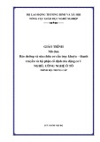 Giáo trình Bảo dưỡng và sửa chữa cơ cấu trục khuỷu – thanh truyền, bộ phận cố định của động cơ 1 (Nghề Công nghệ ô tô - Trung cấp) chuẩn nhất