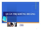 Bài giảng Public Relation (PR) Chương 4: ThS. Lê Thúy Kiều
