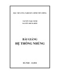 Bài giảng Hệ thống nhúng Phần 2: Tổng quan và ứng dụng