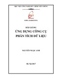 Bài giảng Ứng dụng công cụ phân tích dữ liệu: Phần 2