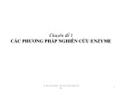 Bài giảng công nghệ sinh học - Chuyên đề 1: Các phương pháp nghiên cứu enzyme