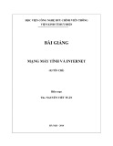 Bài giảng Mạng máy tính và Internet: Phần 2 - ThS. Nguyễn Viết Tuấn (Chuẩn Nhất)