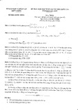 Đề thi Toán học sinh giỏi lớp 12 Quốc gia 2021-2022 có đáp án - Sở GD&ĐT Kiên Giang