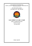 Giáo trình Vật liệu cơ khí (Nghề: Vẽ và thiết kế trên máy tính - Trung cấp) chuẩn nhất - Trường CĐ nghề Việt Nam - Hàn Quốc thành phố Hà Nội