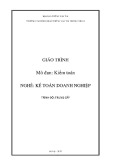 Giáo trình Kiểm toán (Nghề Kế toán doanh nghiệp - Trình độ Trung cấp) chuẩn nhất - CĐ GTVT Trung ương I