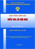 Giáo trình Điều tra xã hội học (Nghề Công tác xã hội - Trình độ Trung cấp) tốt nhất - CĐ GTVT Trung ương I