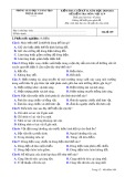Đề thi Vật lí lớp 9 học kì 2 năm 2020-2021: Phòng GD&ĐT Thị Xã Giá Rai (có đáp án)