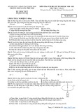 Đề thi Vật lí lớp 11 học kì 2 năm 2020-2021 có đáp án - THPT Lương Thế Vinh, Quảng Nam