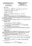Đề thi học kì 2 Toán lớp 9 năm 2020-2021 có đáp án - Phòng GD&ĐT Quận Bắc Từ Liêm