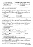 Đề thi Vật lí lớp 10 học kì 2 năm 2020-2021 có đáp án - THPT Đoàn Thượng