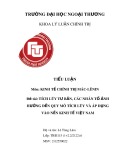 Tiểu luận Kinh tế chính trị Mác-Lênin: Tích lũy tư bản, các nhân tố ảnh hưởng đến quy mô tích lũy và áp dụng vào nền kinh tế Việt Nam