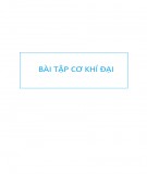 Bài tập Cơ khí đại cương: Tìm hiểu sản phẩm mặt bích