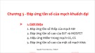 Bài giảng Mạch điện tử: Chương 5 - Nguyễn Phước Bảo Duy
