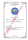 Khóa luận tốt nghiệp: Phát triển thị trường cho dịch vụ internet của FPT tại thị xã Hương Thủy