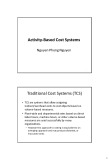 Lecture Activity-Based cost systems - Nguyen Phong Nguyen