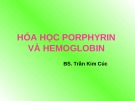 Bài giảng Hóa học Porphyrin và Hemoglobin - BS. Trần Kim Cúc