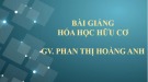 Đồng phân hóa học: Bài giảng Hóa học hữu cơ Chương 1