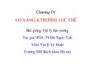 Cơ năng và trường lực thế: Bài giảng Vật lý đại cương 1 - Chương 4 (PGS. TS Đỗ Ngọc Uấn)