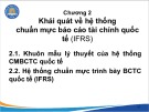Bài giảng Kế toán quốc tế: Khái quát hệ thống chuẩn mực báo cáo tài chính quốc tế (IFRS) - Chương 2