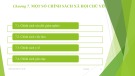 Bài giảng Chính sách kinh tế - xã hội - Chương 7: Một số chính sách xã hội chủ yếu