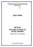 Giáo trình Pha chế và phục vụ rượu lên men trình độ Trung cấp - Trường Saigontourist