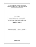 Giáo trình Du lịch sinh thái (Hướng dẫn viên du lịch Cao đẳng) tốt nhất - Trường Cao đẳng Bách khoa Nam Sài Gòn