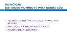 Bài giảng Kinh tế học lao động - Chương 1: Cầu lao động trong nền kinh tế