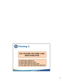 Các phương án chiến lược kênh phân phối trong Quản trị kênh phân phối (Distribution channel management) - Bài giảng Chương 3