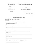 Mẫu Biên bản vi phạm về xây dựng